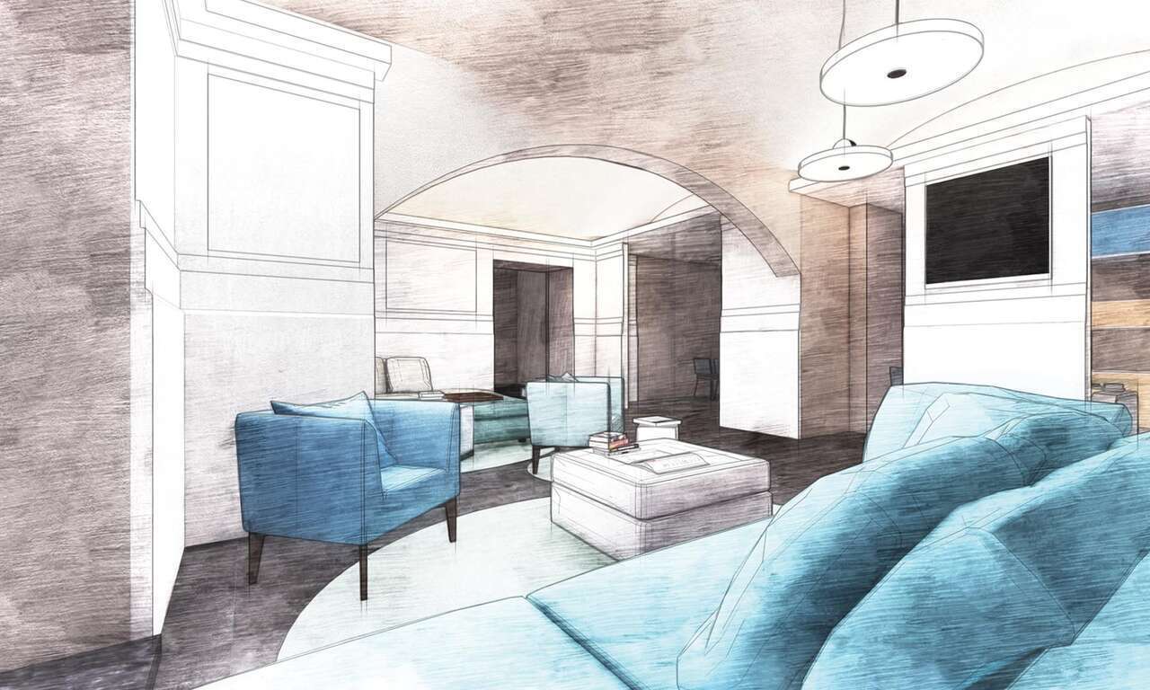 progetto interior design hotel